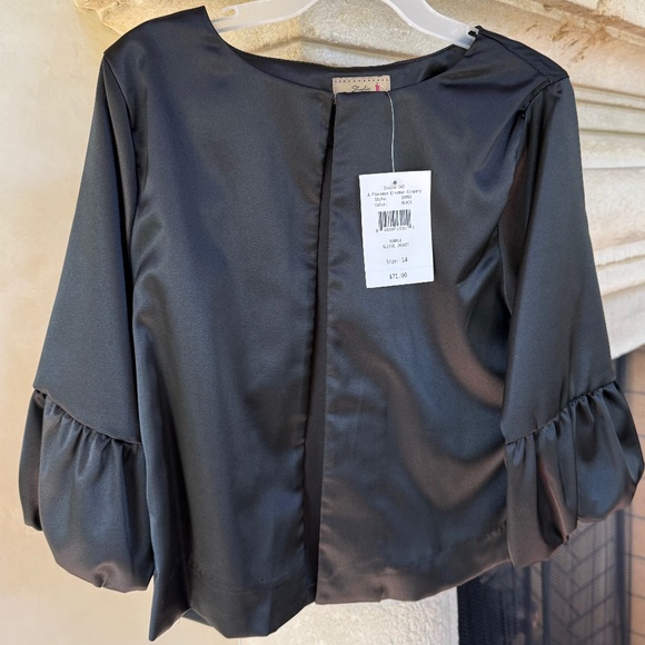 NWT - Florence Eiseman 2-Piece Tiered Dress and Jacket - Girls 14 - Picture 4 of 8